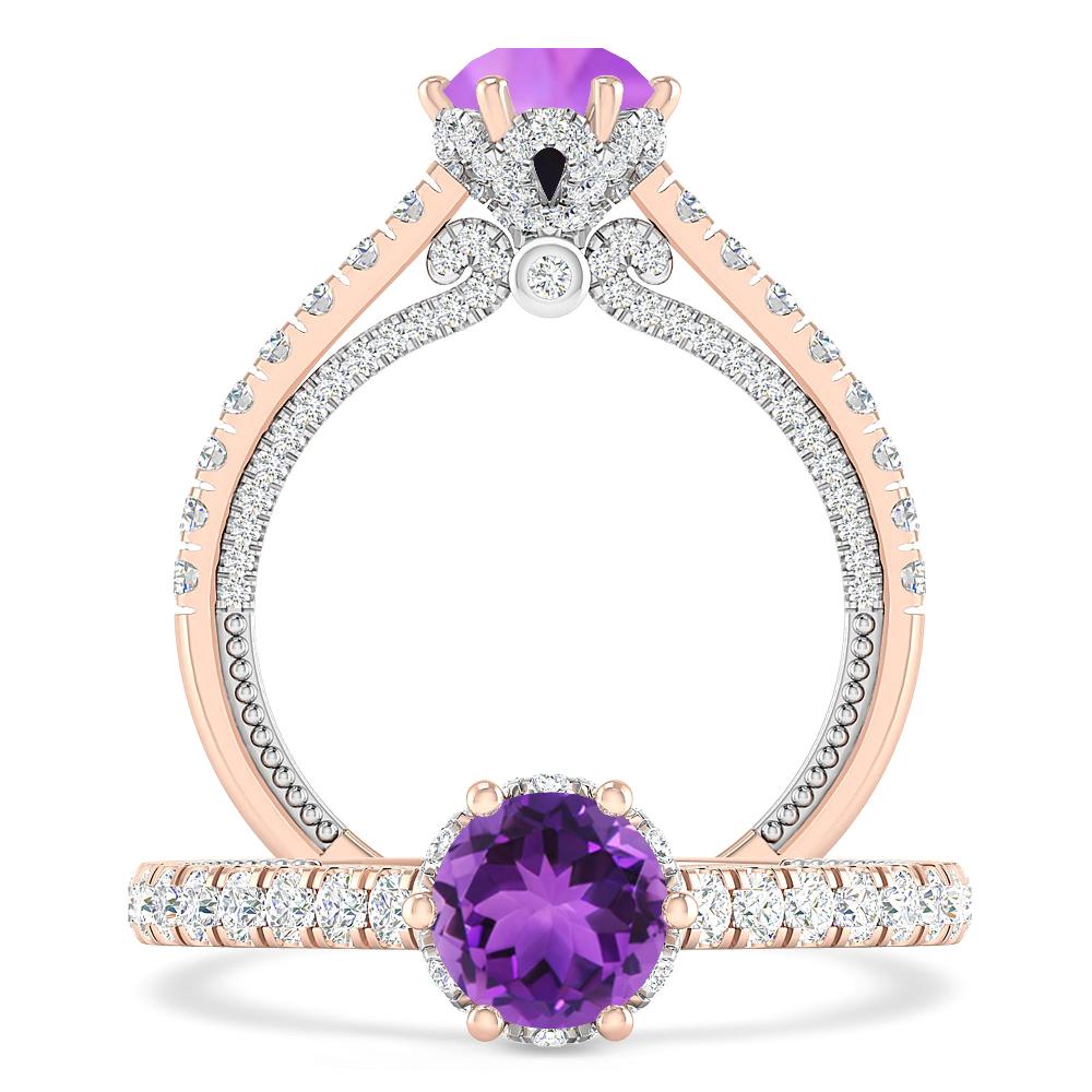 Rose Gold - Amethyst