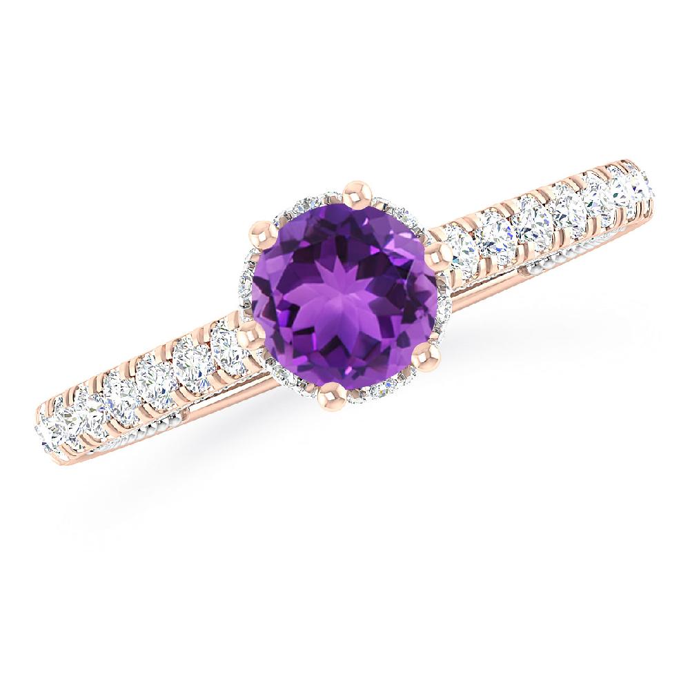 Rose Gold - Amethyst