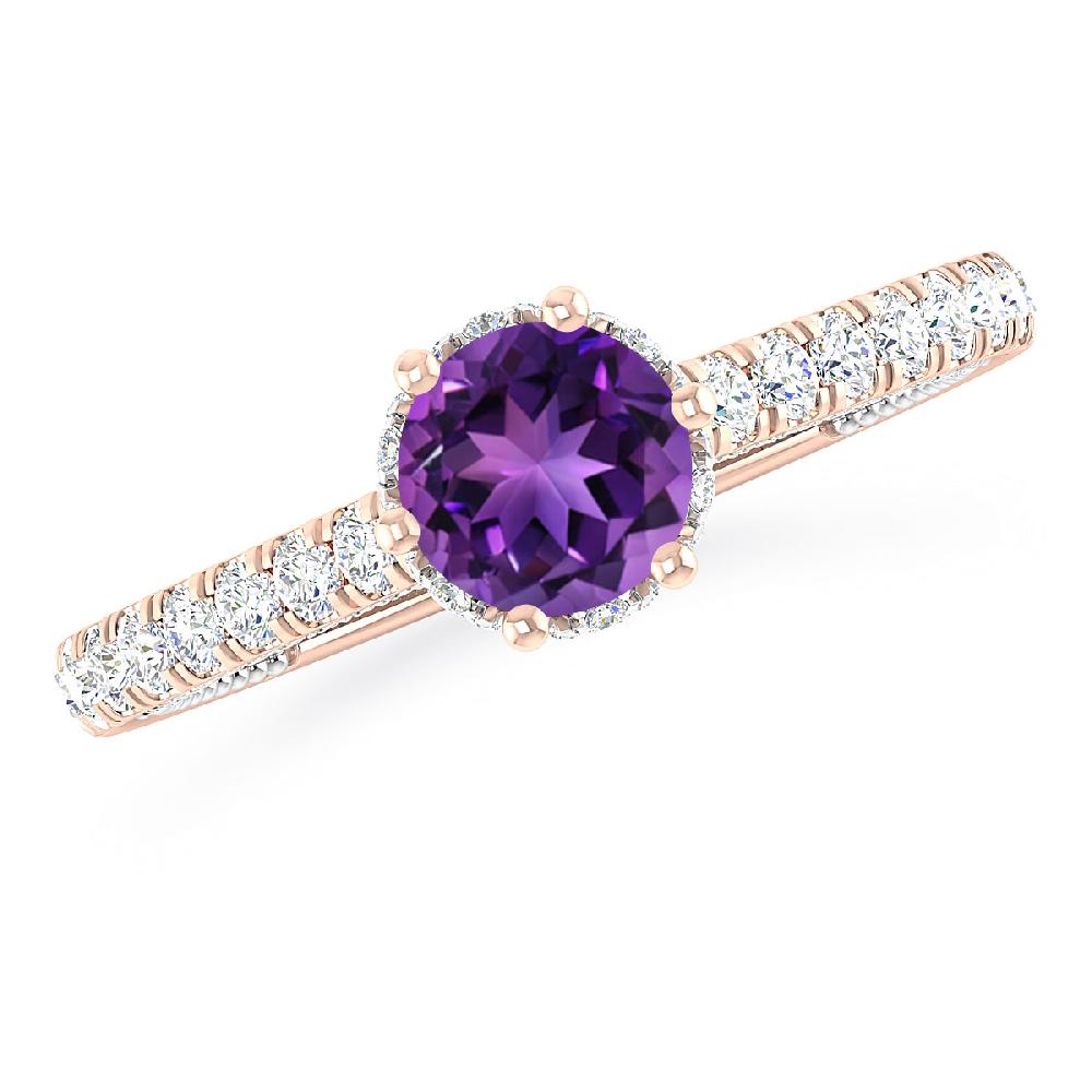 Rose Gold - Amethyst