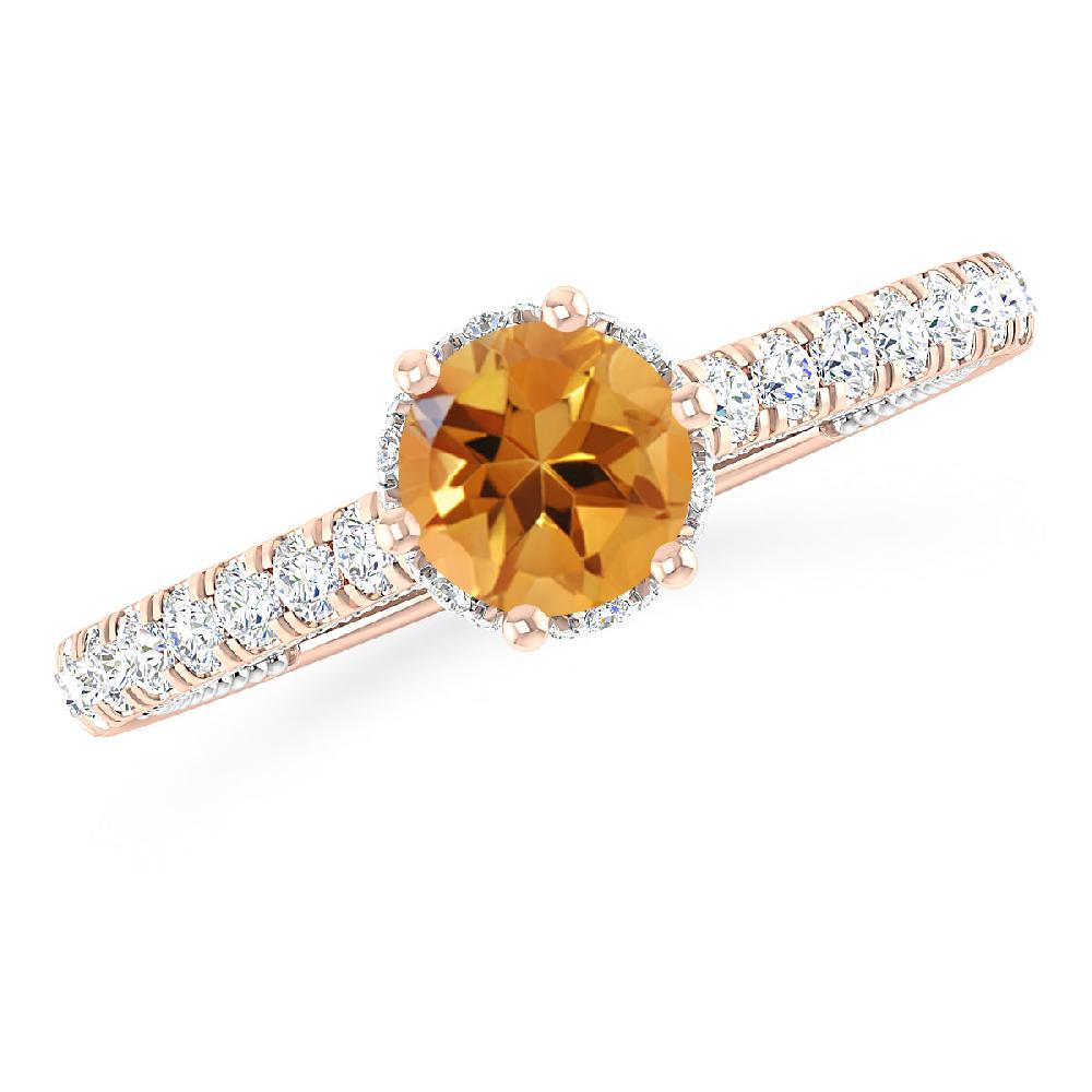 Rose Gold - Citrine