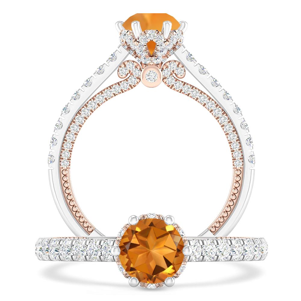 White Gold - Citrine