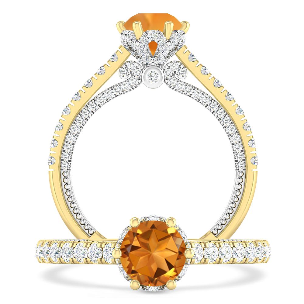 Yellow Gold - Citrine