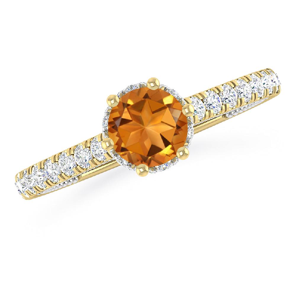 Yellow Gold - Citrine