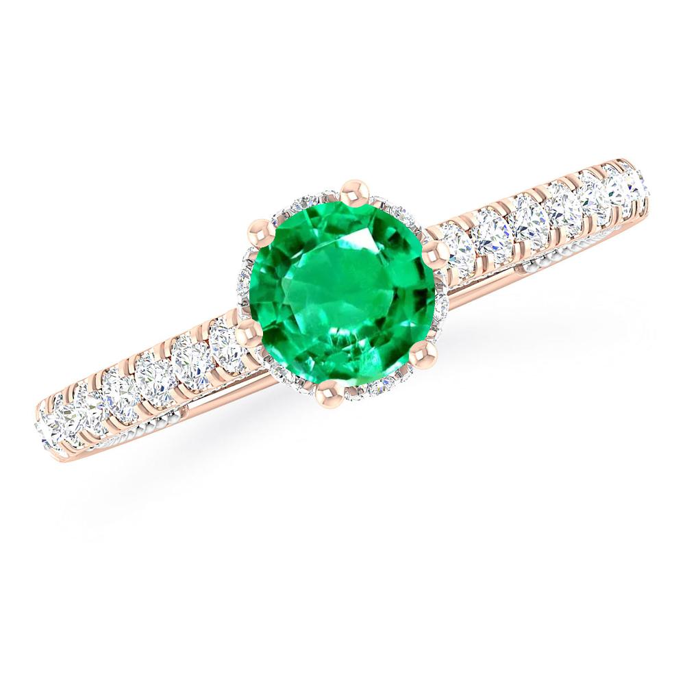 Rose Gold - Emerald