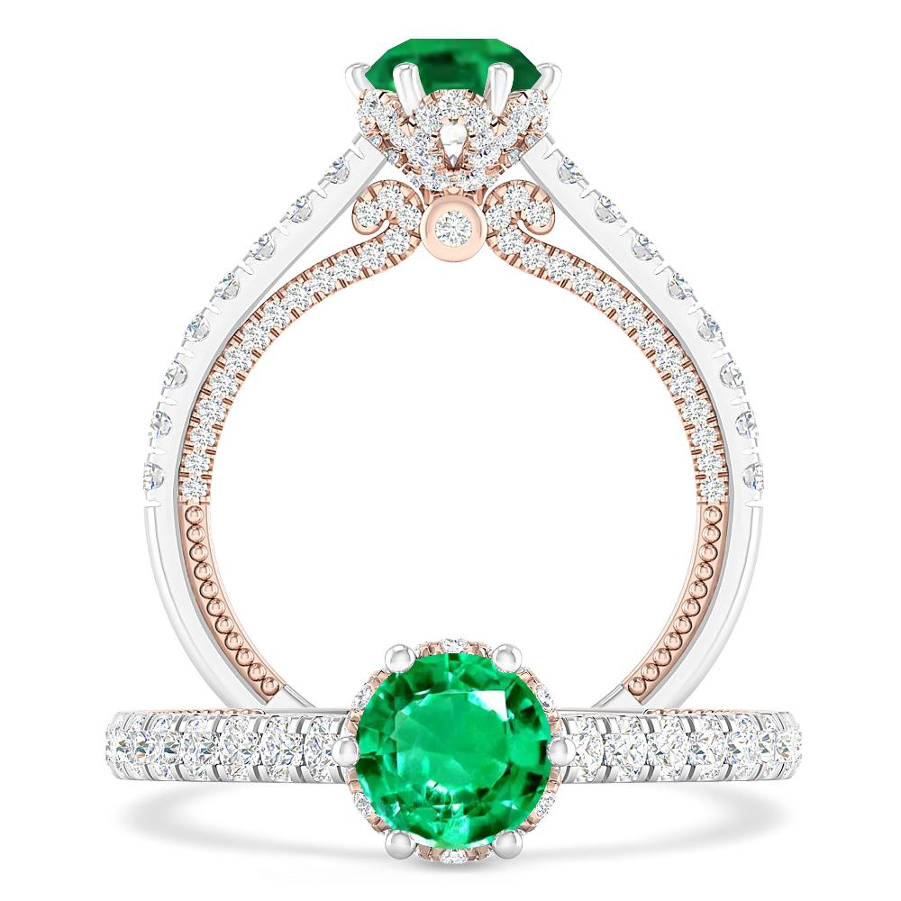White Gold - Emerald