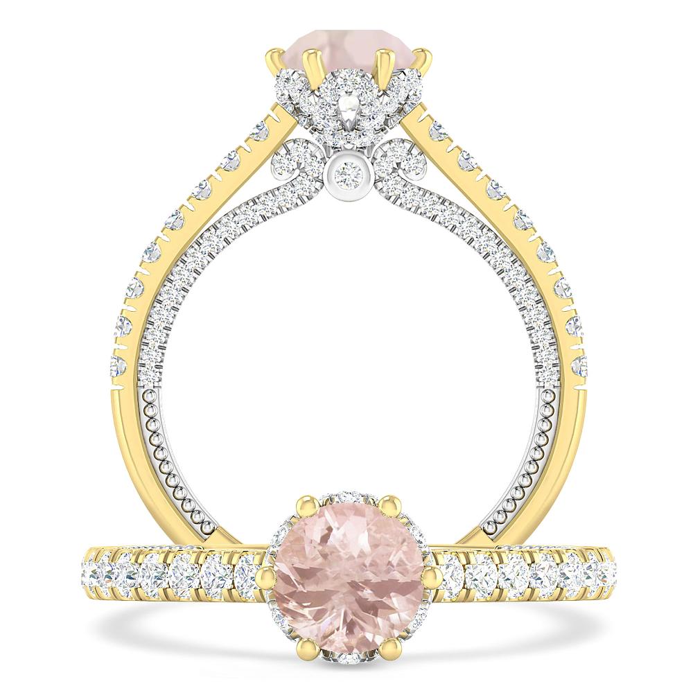 Yellow Gold - Morganite