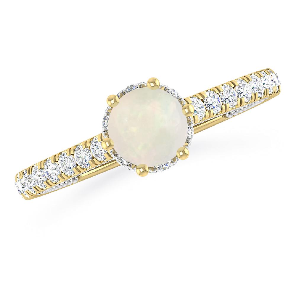 Yellow Gold - Opal