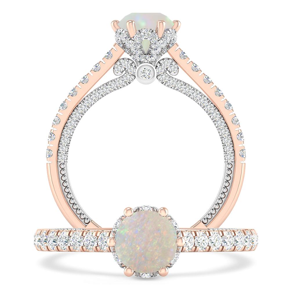 Rose Gold - Opal