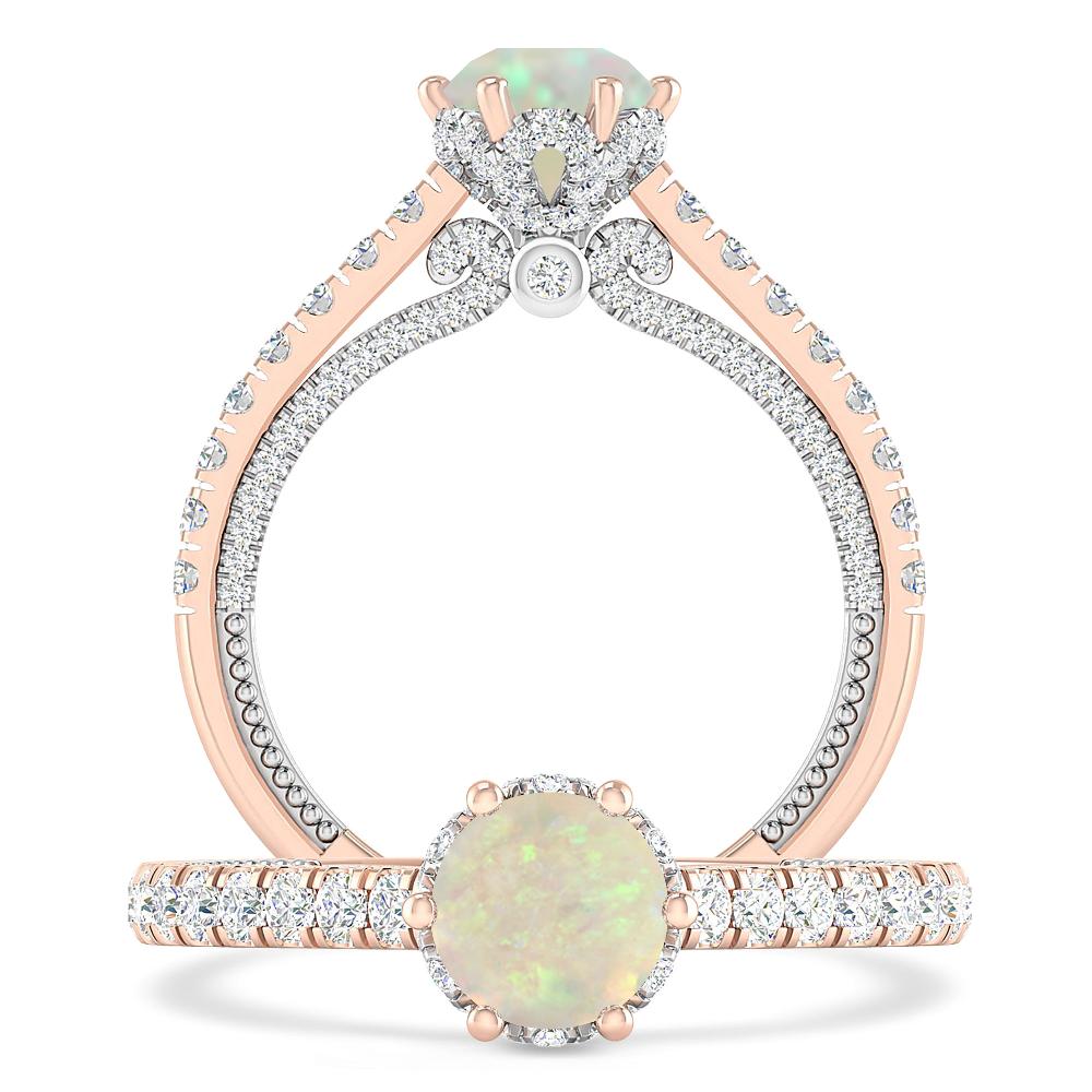 Rose Gold - Opal