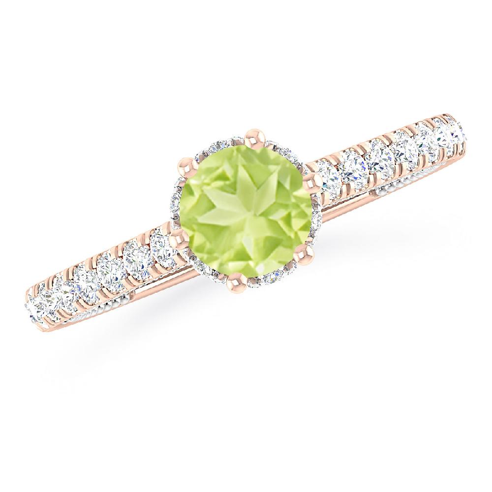 Rose Gold - Peridot