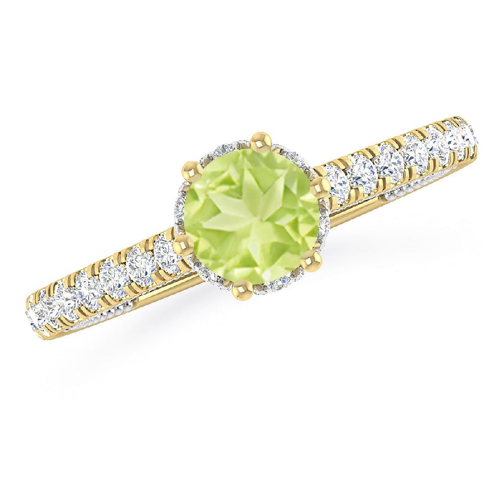 Yellow Gold - Peridot