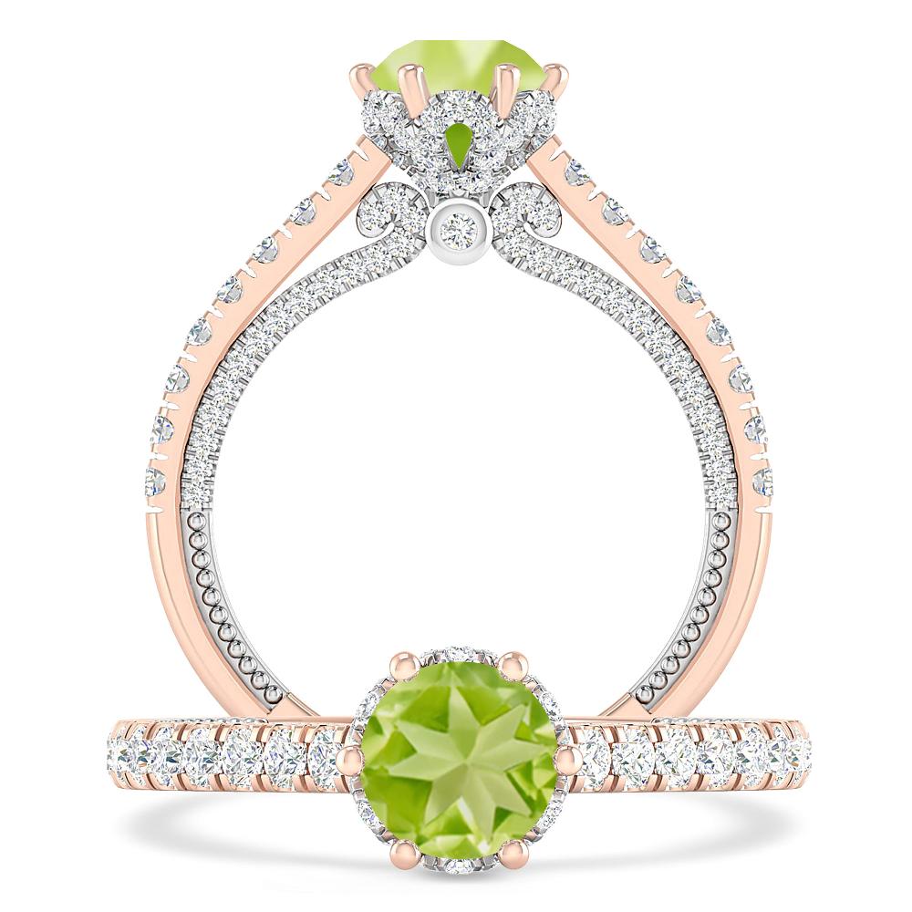 Rose Gold - Peridot