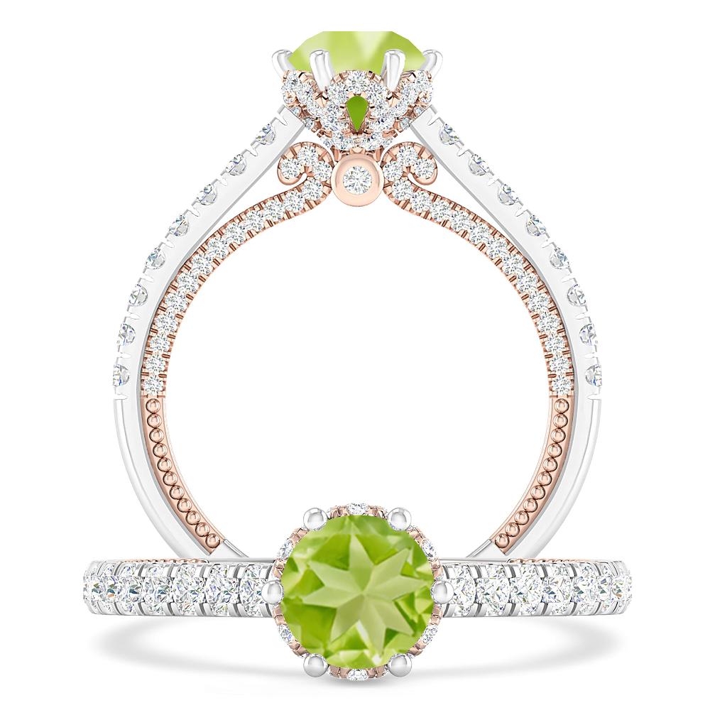 White Gold - Peridot