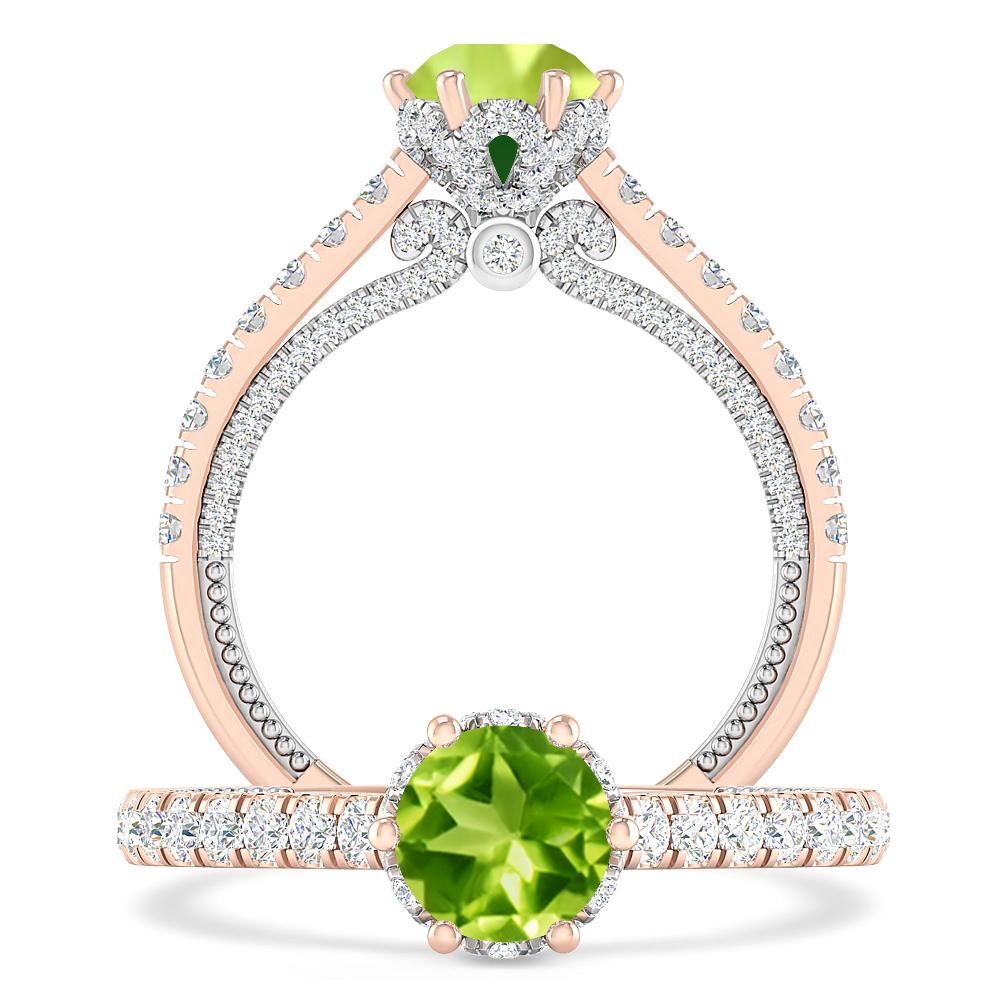Rose Gold - Peridot