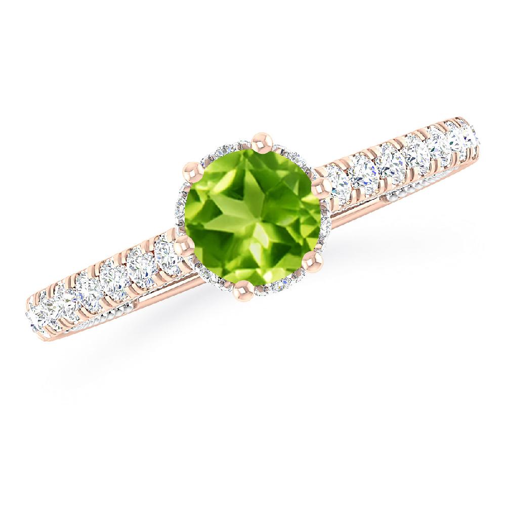 Rose Gold - Peridot
