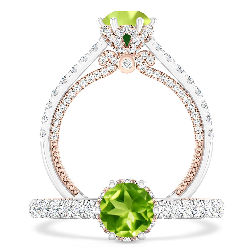 White Gold - Peridot