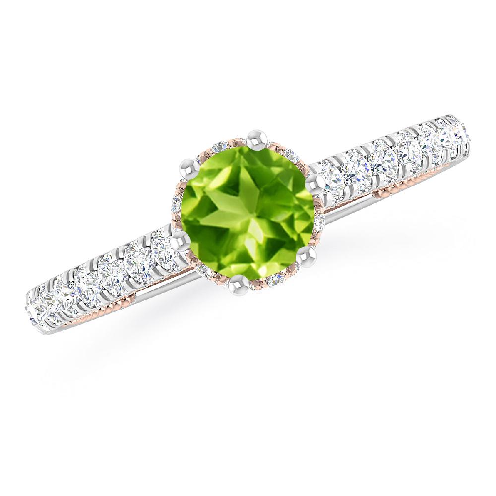 White Gold - Peridot