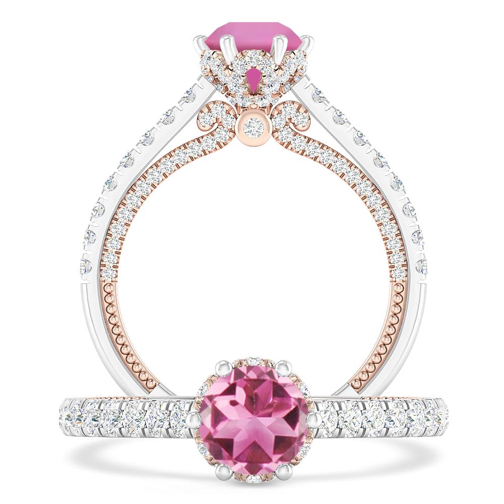 White Gold - Pink Tourmaline