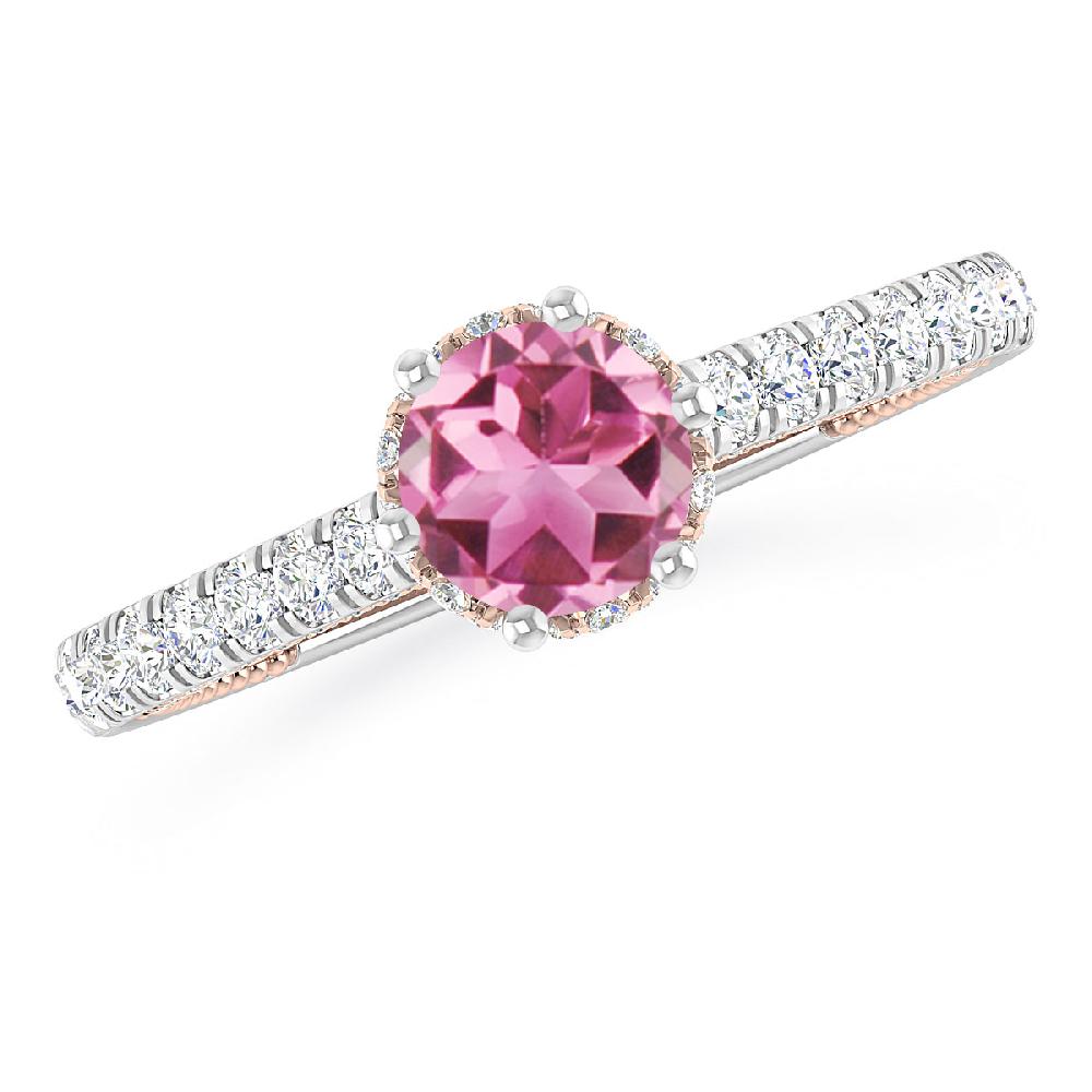White Gold - Pink Tourmaline