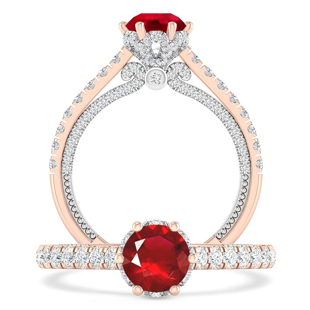 Rose Gold - Ruby