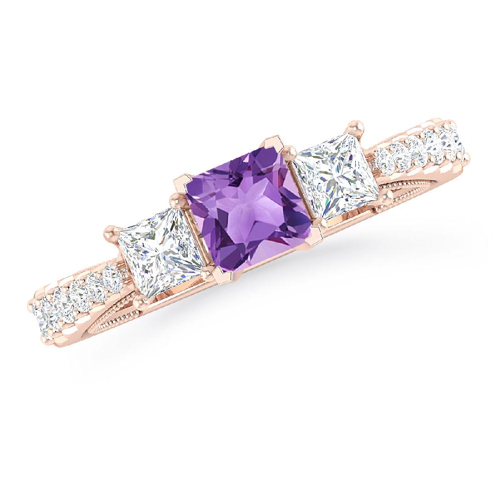 Rose Gold - Amethyst