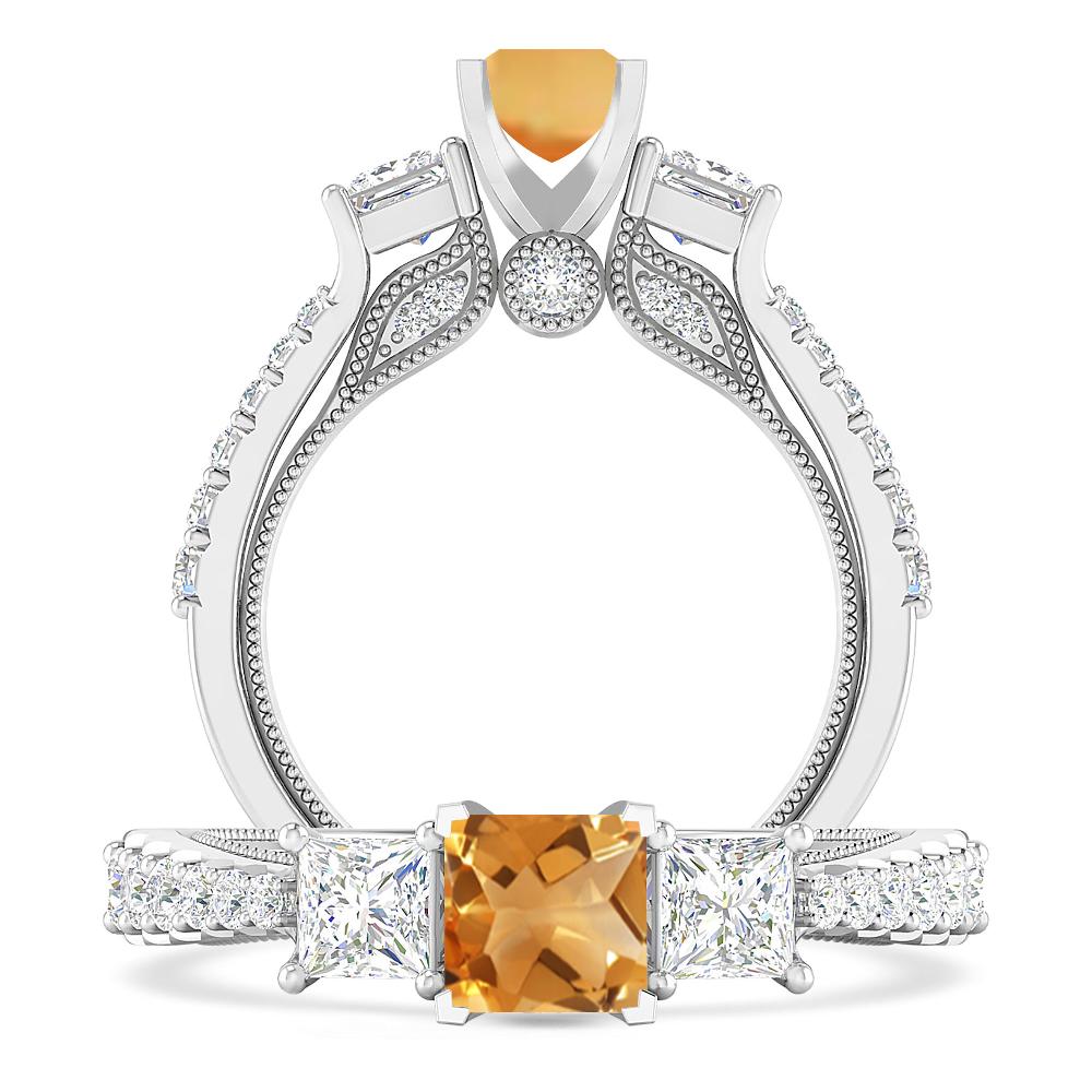 White Gold - Citrine