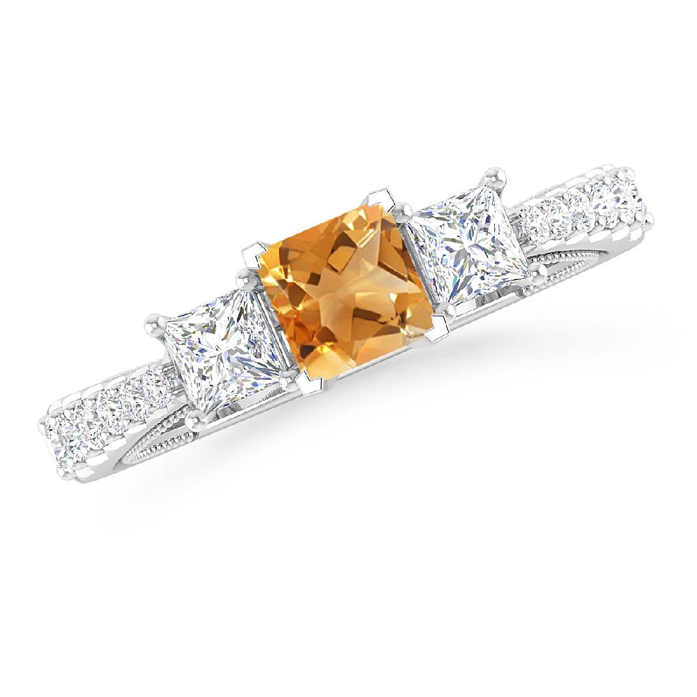 White Gold - Citrine