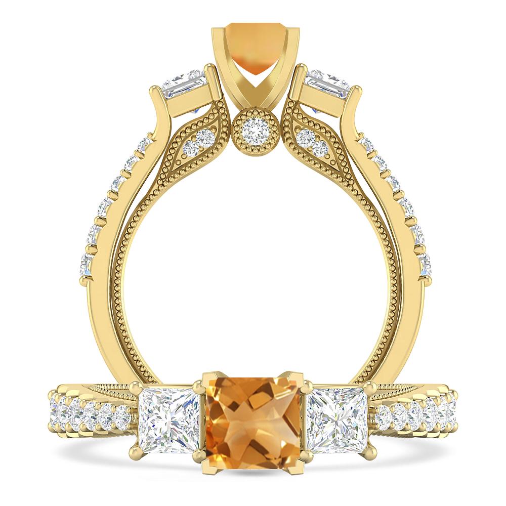 Yellow Gold - Citrine