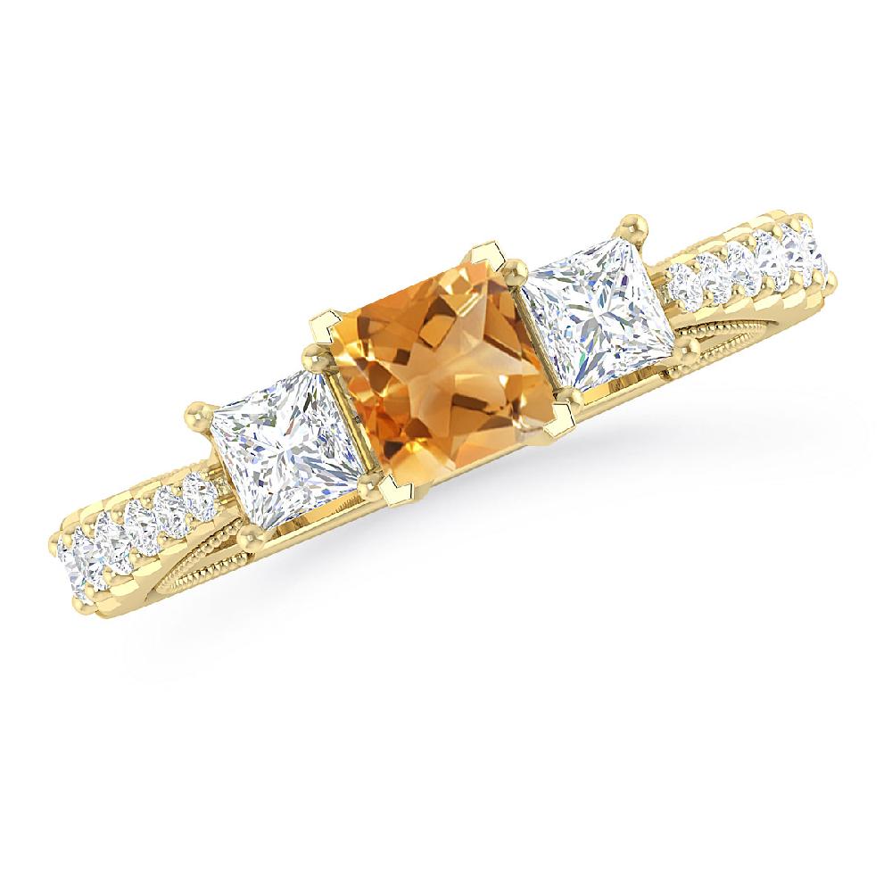 Yellow Gold - Citrine