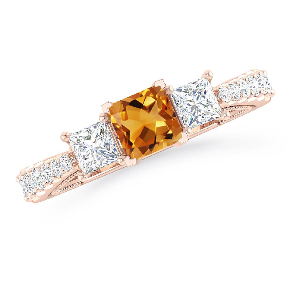 Rose Gold - Citrine