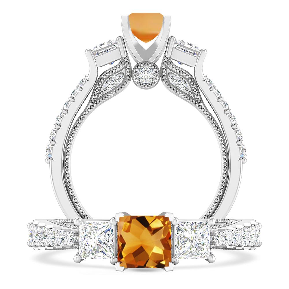 White Gold - Citrine