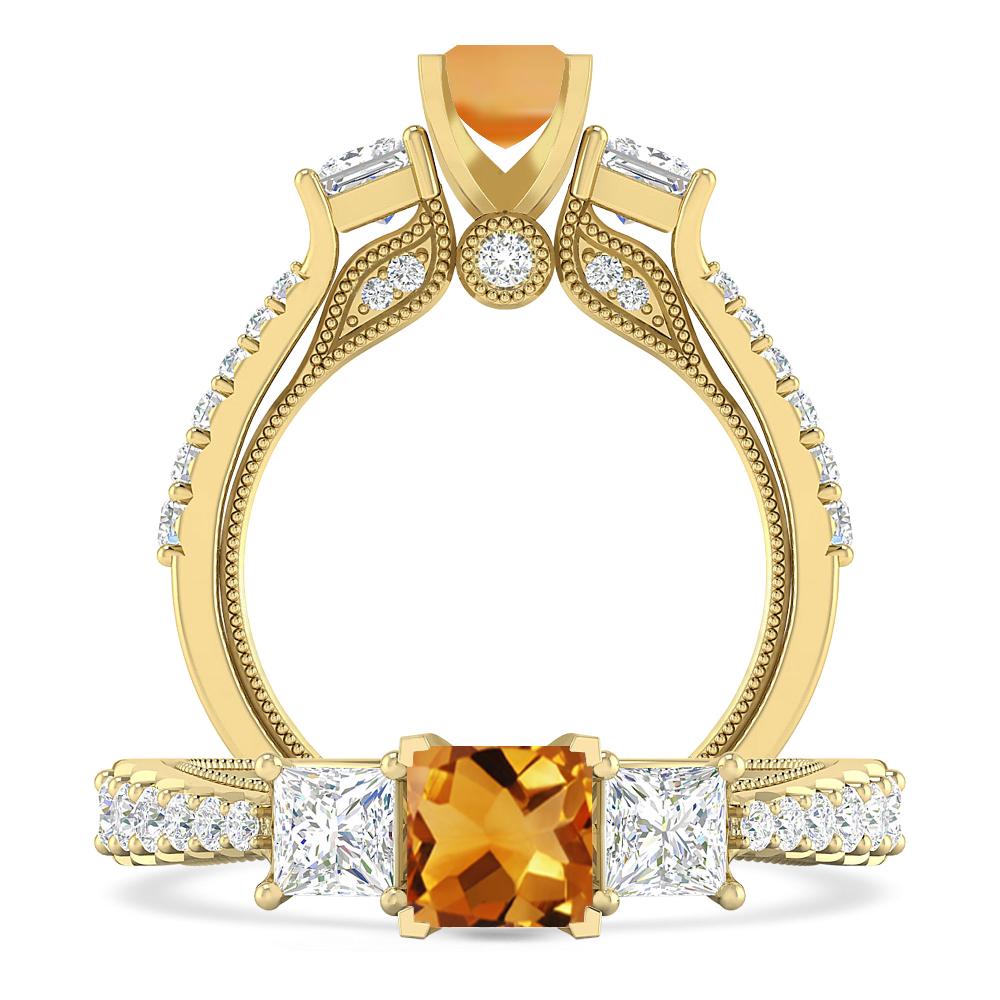 Yellow Gold - Citrine