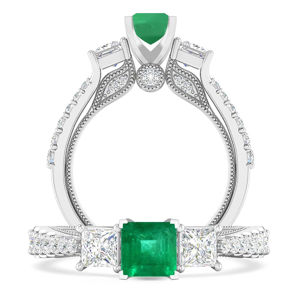 White Gold - Emerald