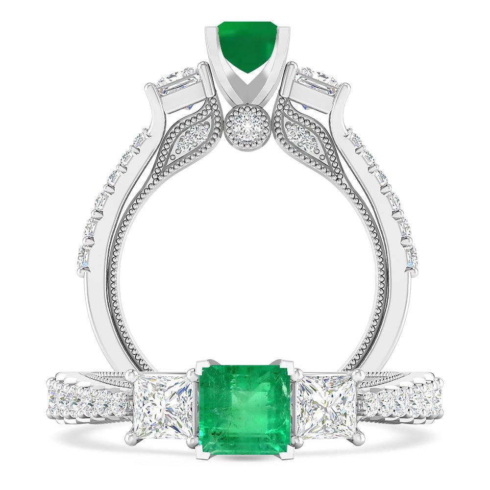 White Gold - Emerald