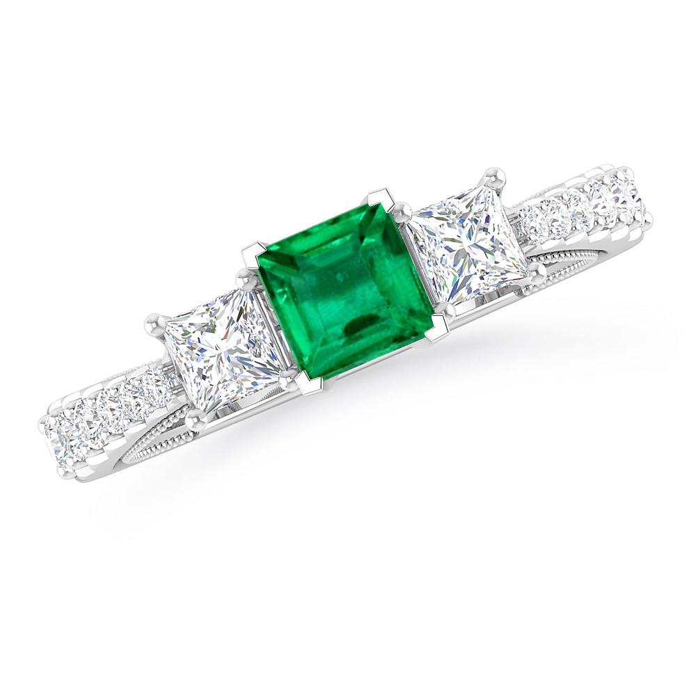 White Gold - Emerald