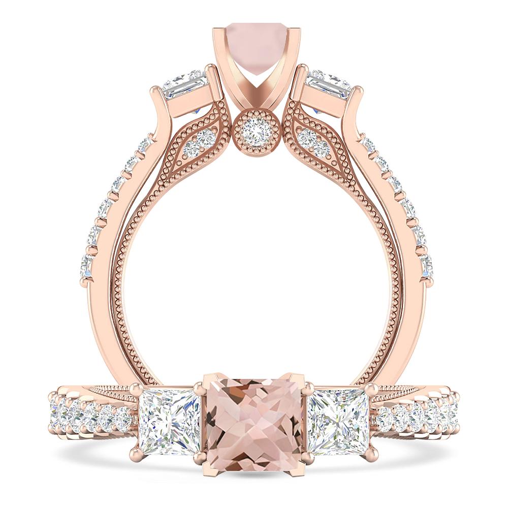 Rose Gold - Morganite