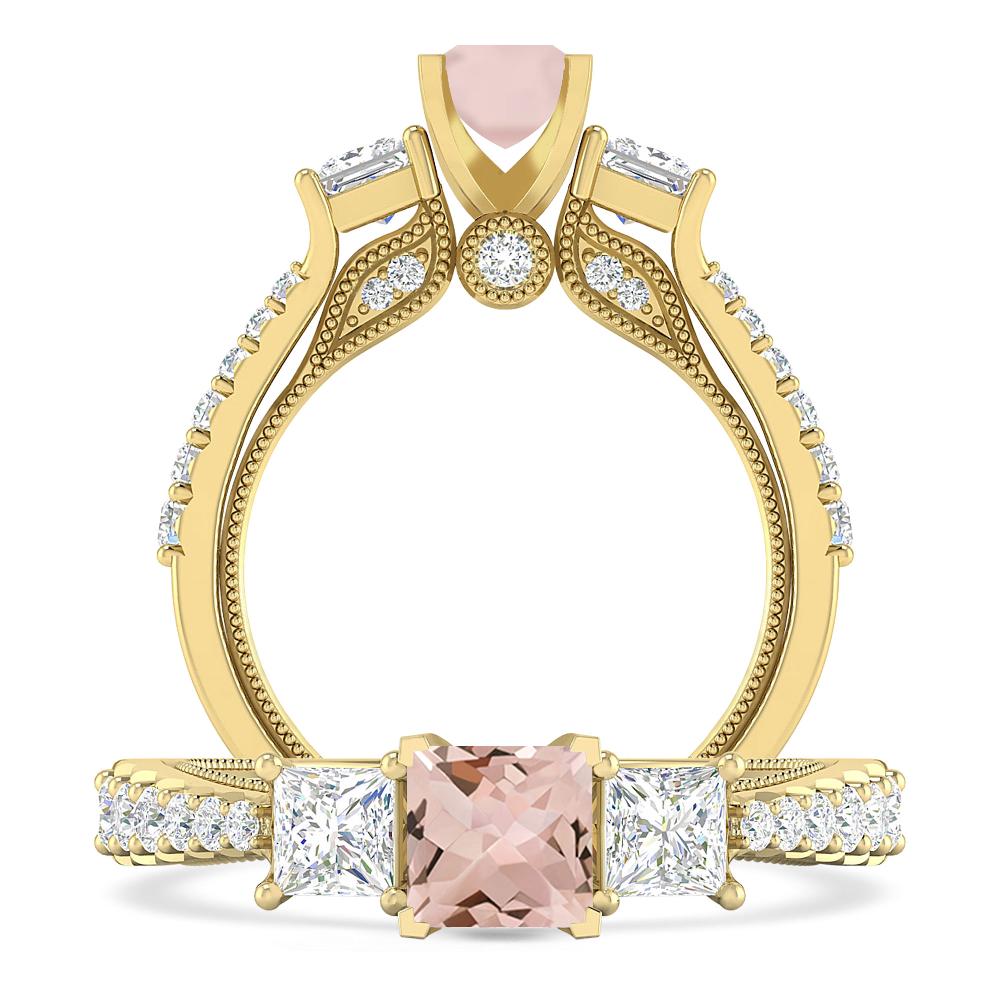 Yellow Gold - Morganite