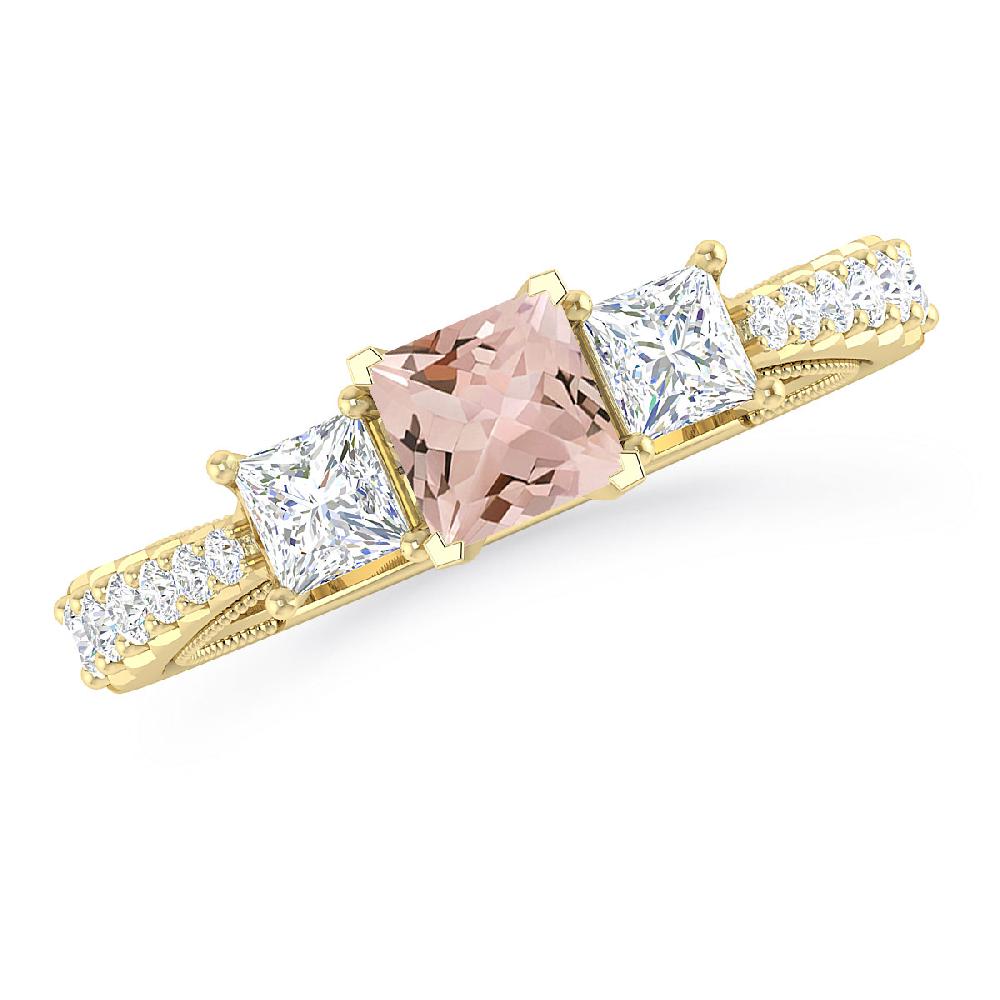 Yellow Gold - Morganite