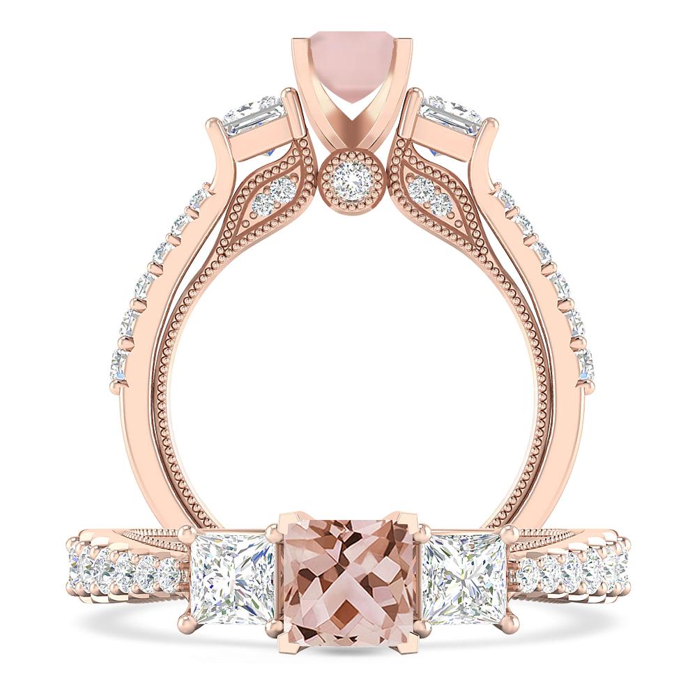 Rose Gold - Morganite