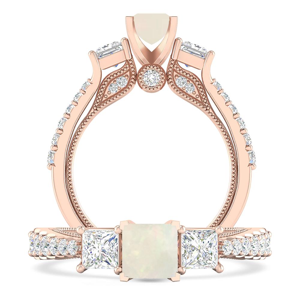 Rose Gold - Opal