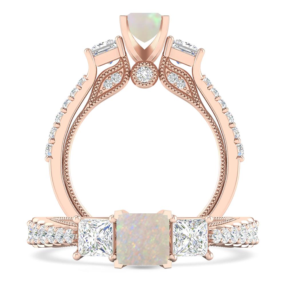 Rose Gold - Opal