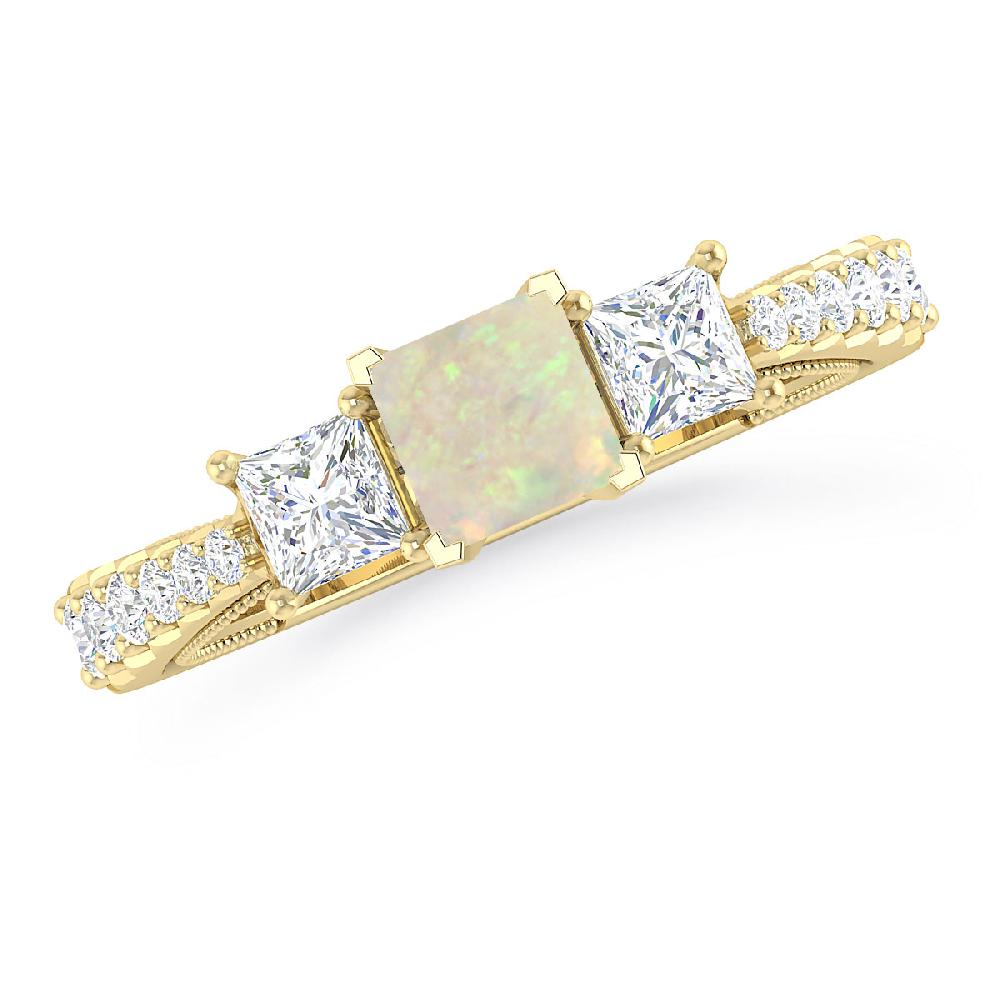 Yellow Gold - Opal