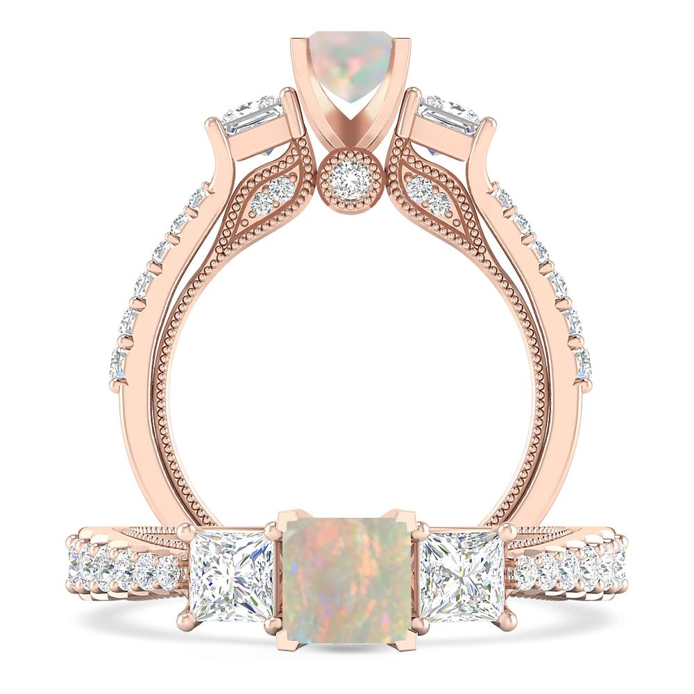 Rose Gold - Opal