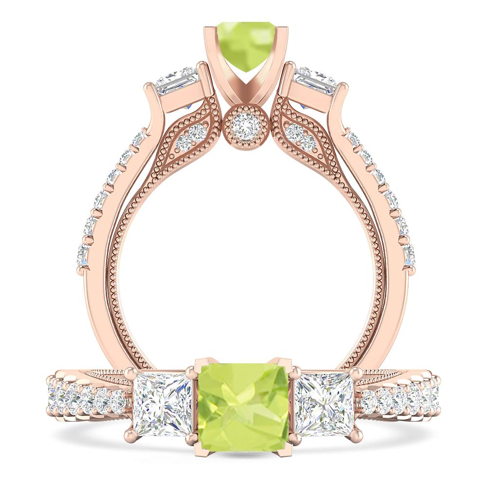 Rose Gold - Peridot