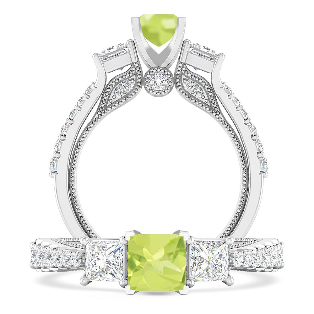 White Gold - Peridot