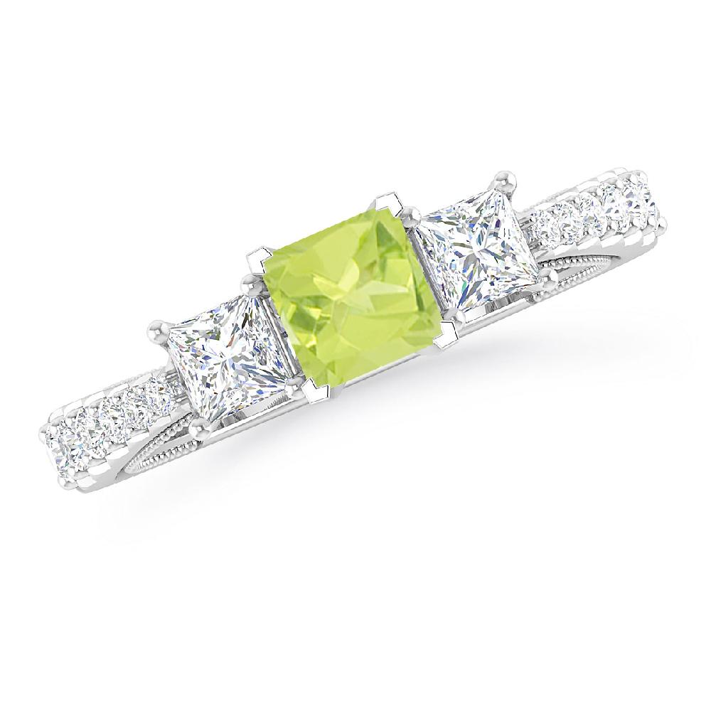 White Gold - Peridot