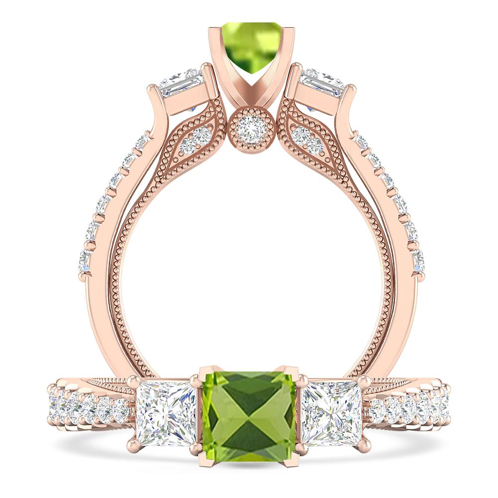 Rose Gold - Peridot