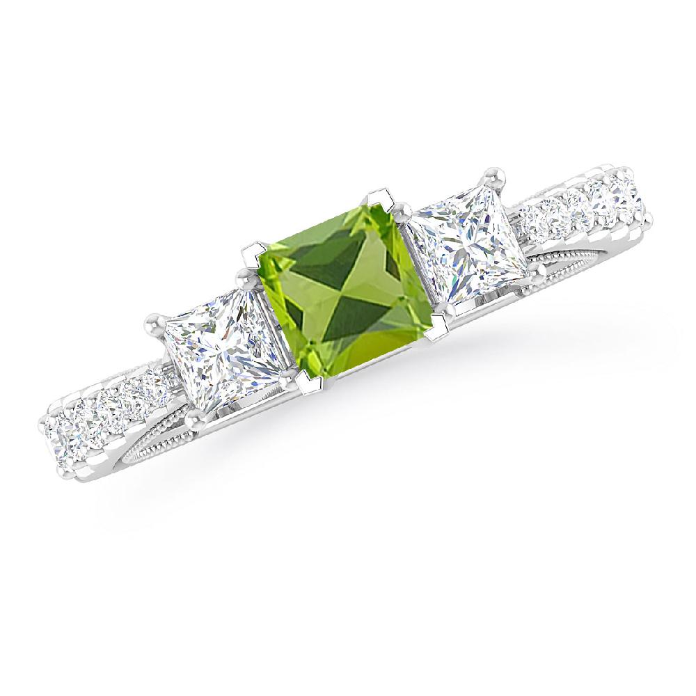 White Gold - Peridot