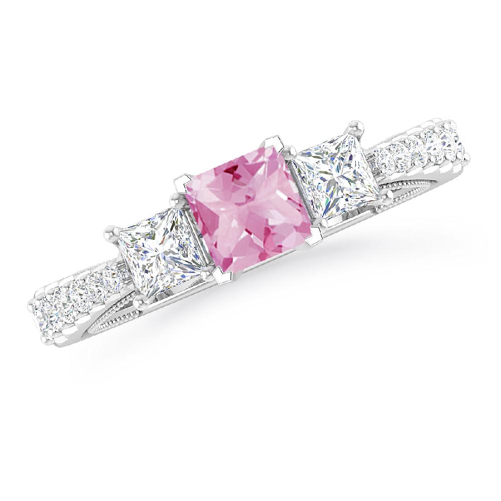 White Gold - Pink Tourmaline