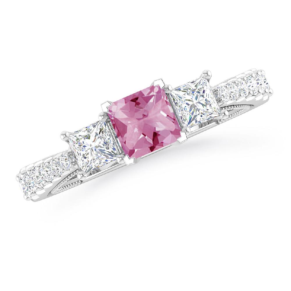 White Gold - Pink Tourmaline